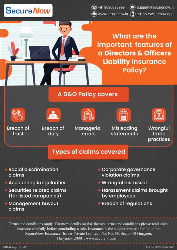 Features Of D&O Insurance Features of D&O Insurance